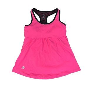 OUTSPOKEN Padded Pink Athletic Tank Top Size Small